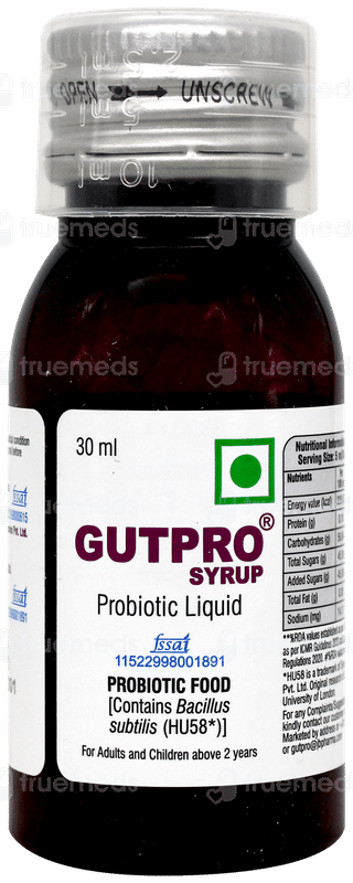 Gutpro Syrup 30Ml